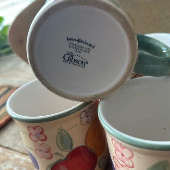 COPY - Gibson Handpainted Coffee Mugs - Picture 3 of 3